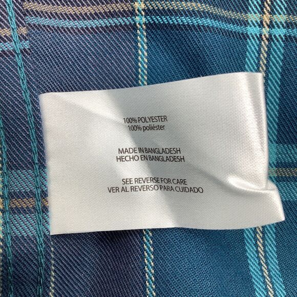 Orvis Mens Long Sleeve Button Up Flannel Shirt Size Large - Picture 6 of 7